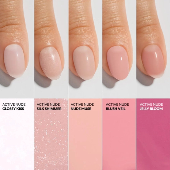 Claresa Nails Active Nude Lakier klasyczny Blush Veil 9,5ml
