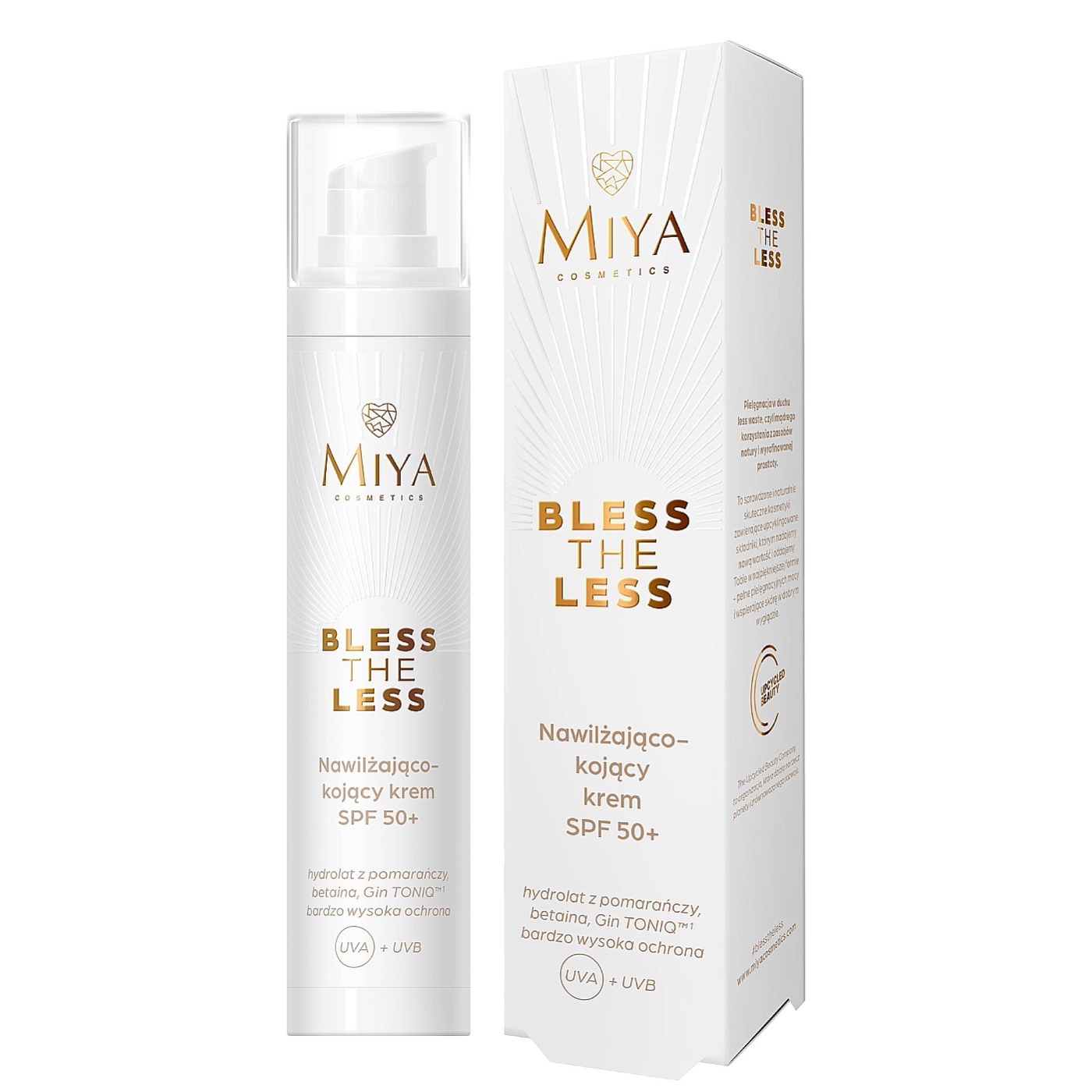 MIYA Bless The Less Nawilżająco-kojący krem SPF 50+ 50 ml