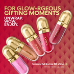 KIKO Milano Twist 'N Twinkle Holiday The Fabulous 5 Mini Lips Gift Set zestaw mini błyszczyków do ust 5x3.5ml