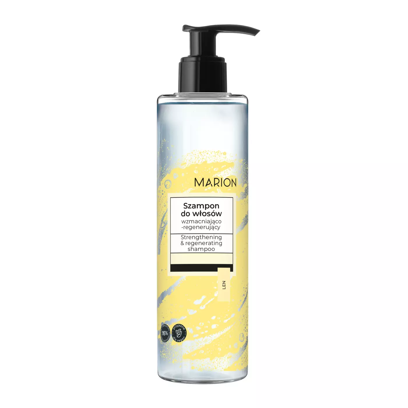 Marion Szampon do włosów wzmacniająco-regenerujący - Basic, 300 ml
