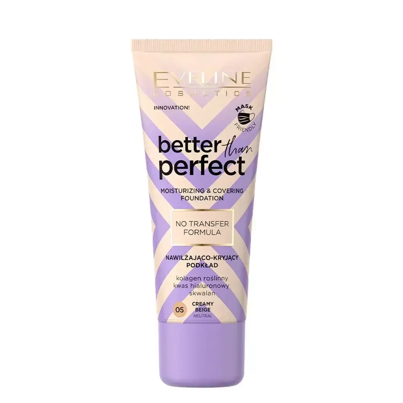 Eveline Cosmetics BETTER THAN PERFECT Nawilżająco-kryjący podkład 05