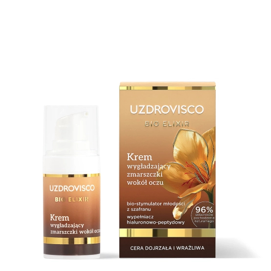 UZDROVISCO Bio Elixir Krem wygładzający zmarszczki wokół oczu 15ml