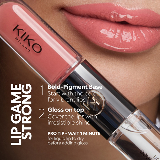 KIKO Milano Unlimited Double Touch dwuetapowa płynna pomadka do ust 118 Orchid 6ml