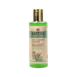 Sattva Ayurveda Szampon do włosów Neem i Aloes 210ml