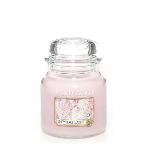 Yankee Candle ŚWIECA W SŁOIKU MAŁA Snowflake Cookie