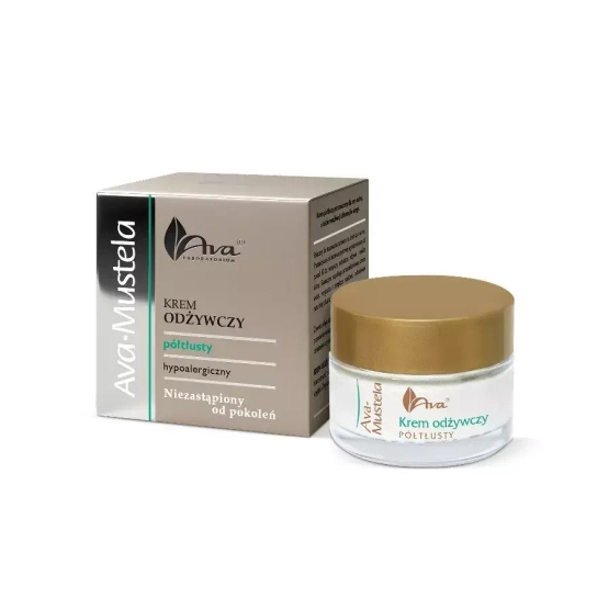 AVA MUSTELA Krem odżywczy do twarzy półtłusty 50ml