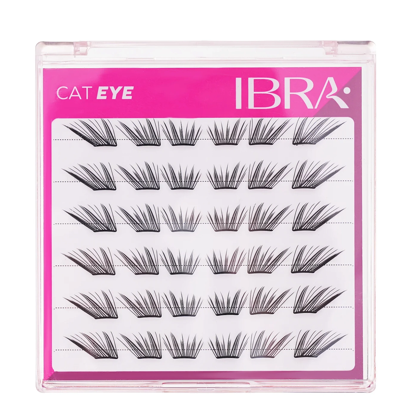 Ibra Kępki rzęs Cat Eye samoprzylepne