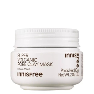 Innisfree Super Volcanic Pore Clay Mask - głęboko oczyszczająca maska ​​glinkowa oczyszczająca pory 80ml