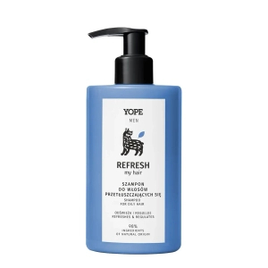 YOPE Men Refresh My Hair Regulujący szampon do włosów przetłuszczających 300ml