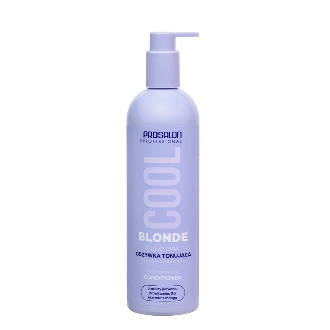 PROSALON COOL BLONDE Fioletowa odżywka tonująca do włosów rozjaśnianych 500ml