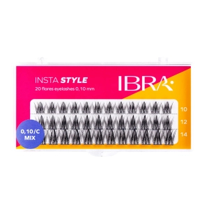 Ibra Kępki rzęs Insta Style MIX 10, 12, 14 mm