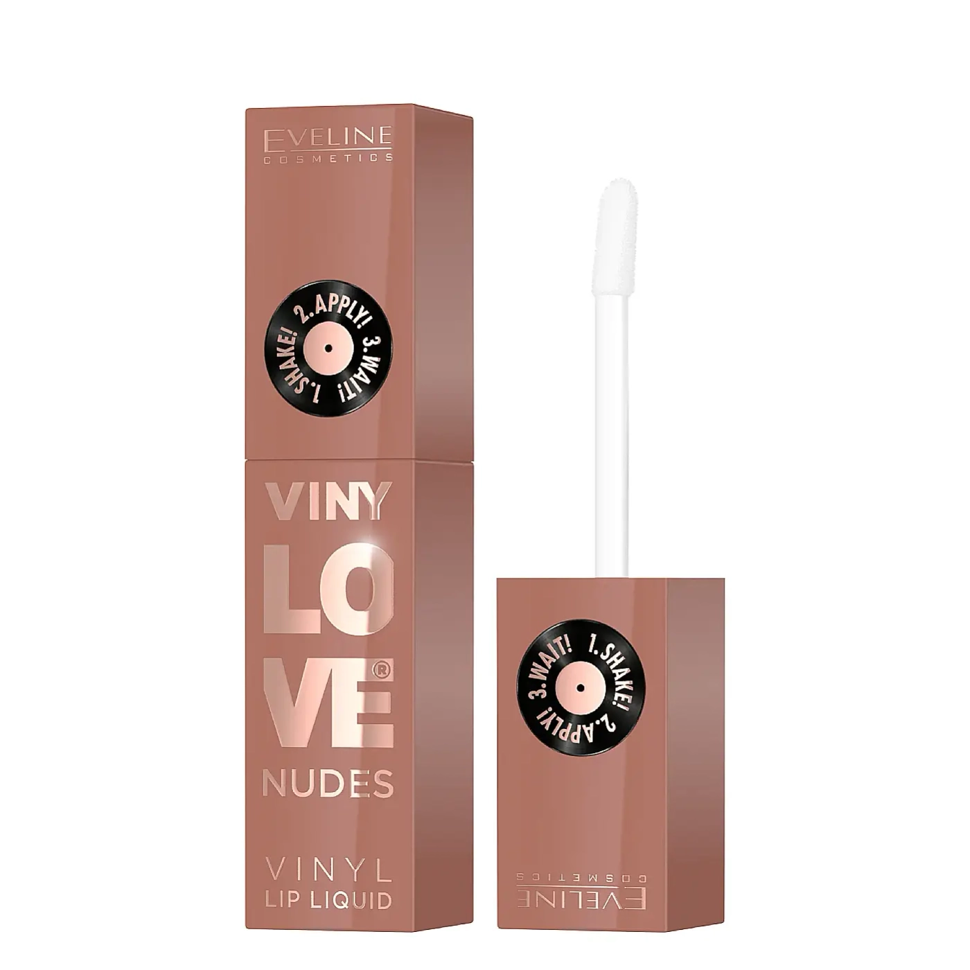 Eveline Cosmetics VinyLove Nudes Długotrwała pomadka płynna z efektem gloss - 12 Yummy 4ml
