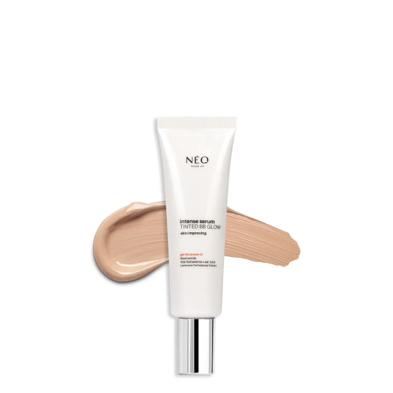 NEO MAKE UP Intense Serum Tinted BB Glow Cream SPF50 - Lekki krem koloryzujący 03 Sand Glow 30 ml