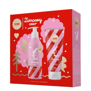 YOPE Zestaw Zimowy Czar Zestaw Prezentowy - Żel pod prysznic 200 ml + Mydło do rąk 300 ml