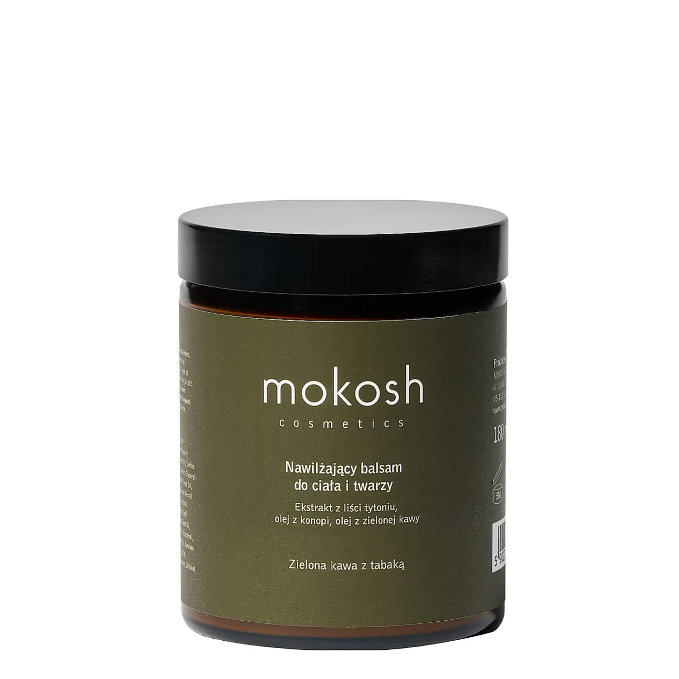 Mokosh Nawilżający balsam do twarzy i ciała Zielona kawa z tabaką 180ml