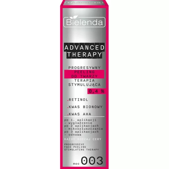 Bielenda ADVANCED THERAPY Progresywny peeling ognisty do twarzy terapia stymulująca 30ml