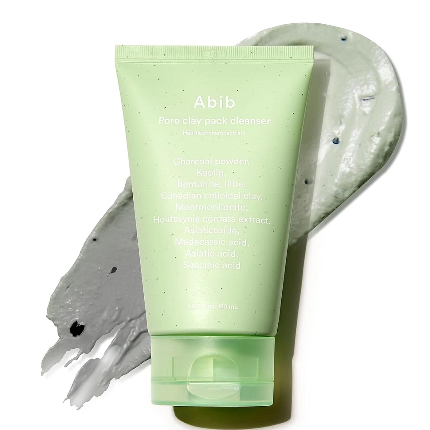 Abib Pore Clay Pack Cleanser Heartleaf Charcoal Foam Pianka oczyszczająca z glinką i węglem 120ml