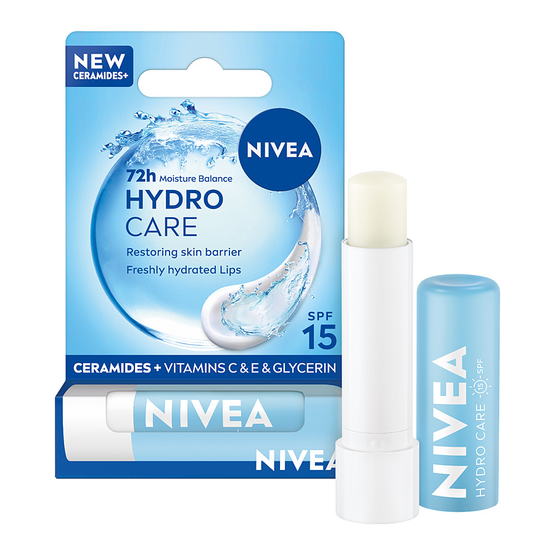 Nivea Pielęgnująca pomadka do ust Hydro Care 4.8g