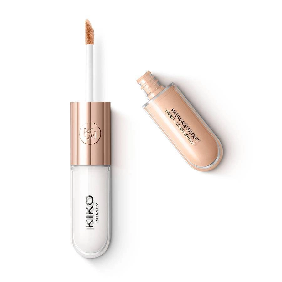 KIKO Milano Radiance Boost Primer & Concealer Duo primer i korektor pod oczy dwa w jednym 05 Peach 9ml
