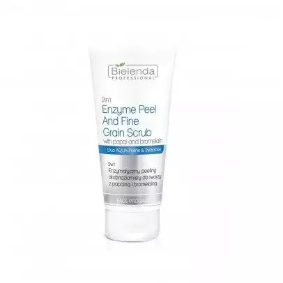Bielenda Professional 2w1 Enzymatyczny peeling drobnoziarnisty do twarzy z papainą i bromelainą 150 g