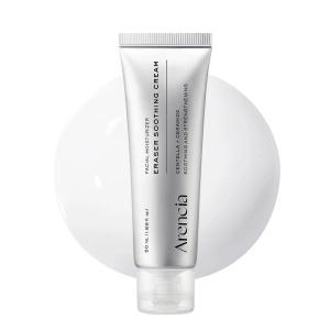 Arencia Eraser Soothing Cream - Kojący krem nawilżający z CICA, pantenolem i kompleksem ceramidów 50ml