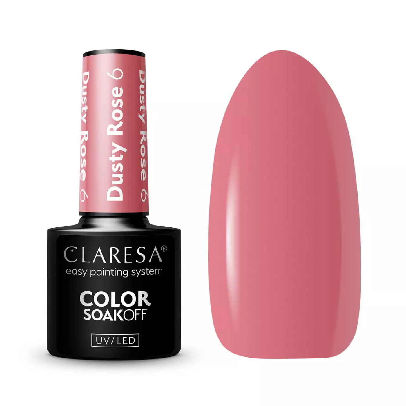 Claresa Nails Lakier hybrydowy DUSTY ROSE 6  5g