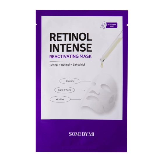 Some By Mi Retinol Intense Reactivating Mask - Przeciwstarzeniowa Maska w Płachcie 1szt.