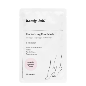 HANDY LAB Revitilizing Foot Mask - Nawilżająca i odżywiająca maska do stóp White Tea 1 szt