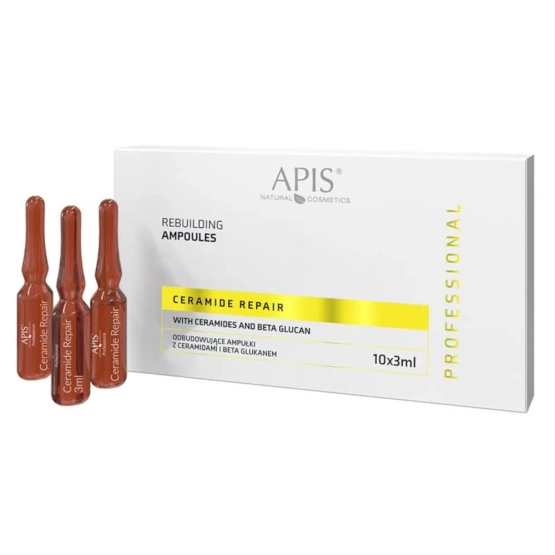 Apis CERAMIDE REPAIR Odbudowujące ampułki z ceramidami i beta glukanem 10 x 3ml