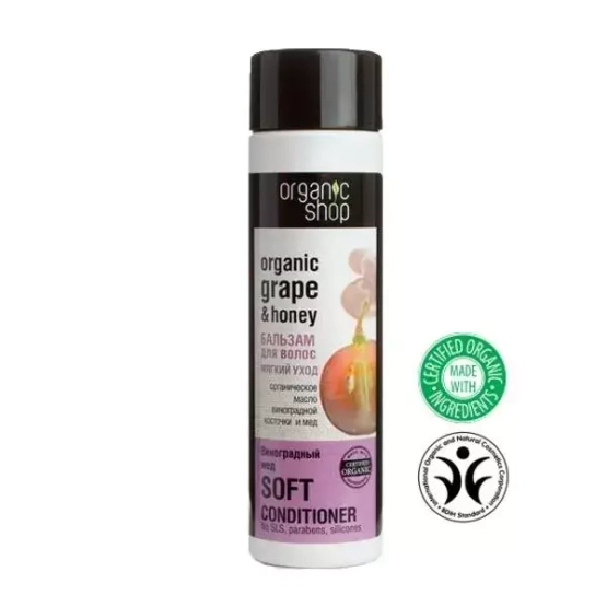 Organic Shop Balsam do włosów Miód i Winogrona OS15