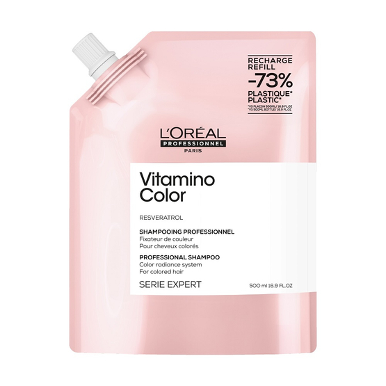 L'Oreal Professionnel Serie Expert Vitamino Color szampon do włosów koloryzowanych refill 500ml