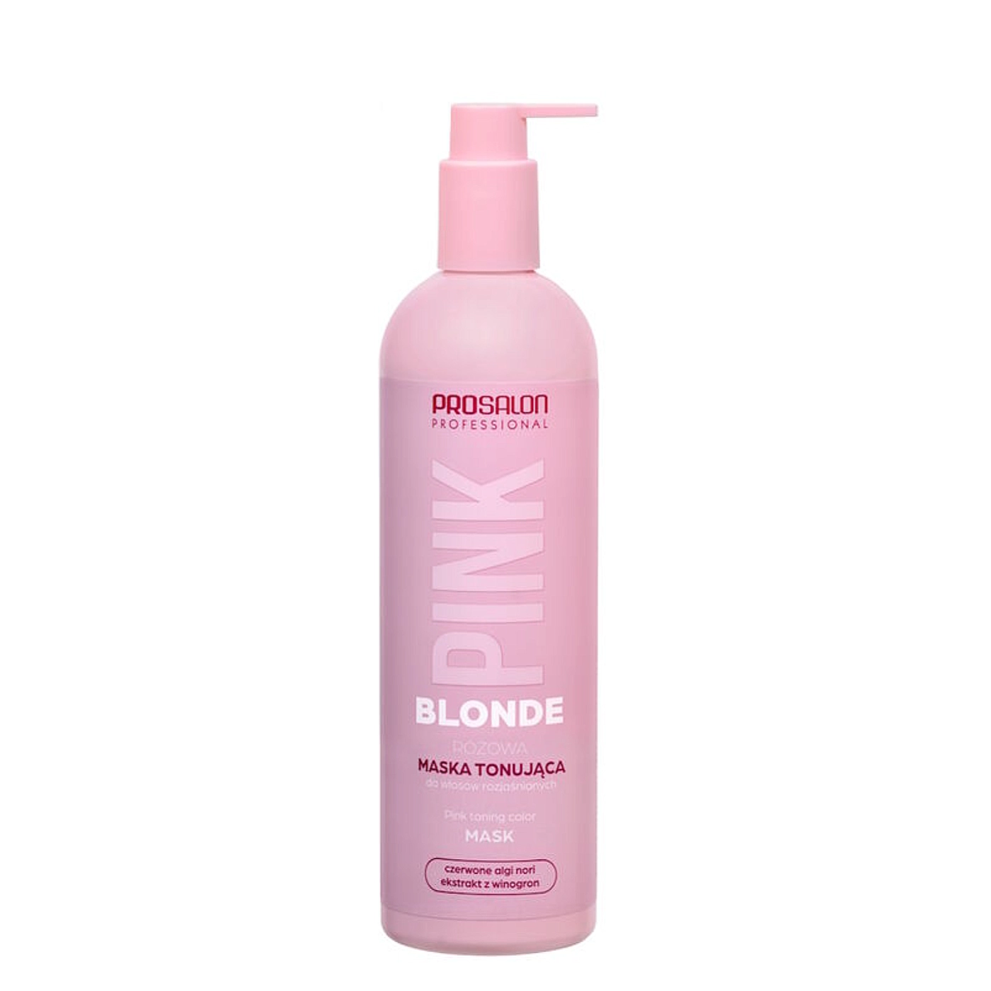 PROSALON PINK BLONDE Różowa maska tonująca do włosów rozjaśnianych 500ml