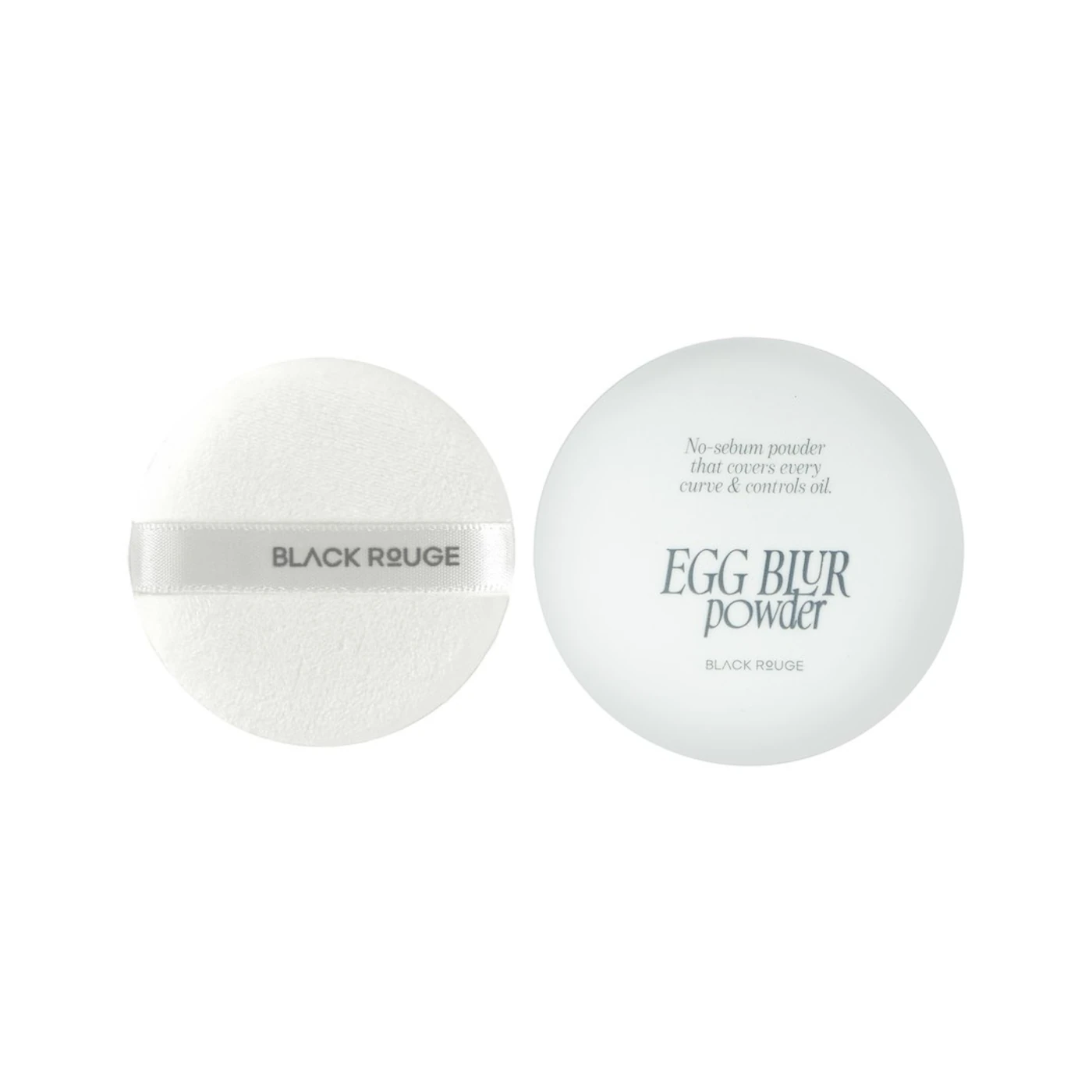 BLACK ROUGE Egg Blur Powder - Puder do twarzy utrwalający makijaż Egg Bare