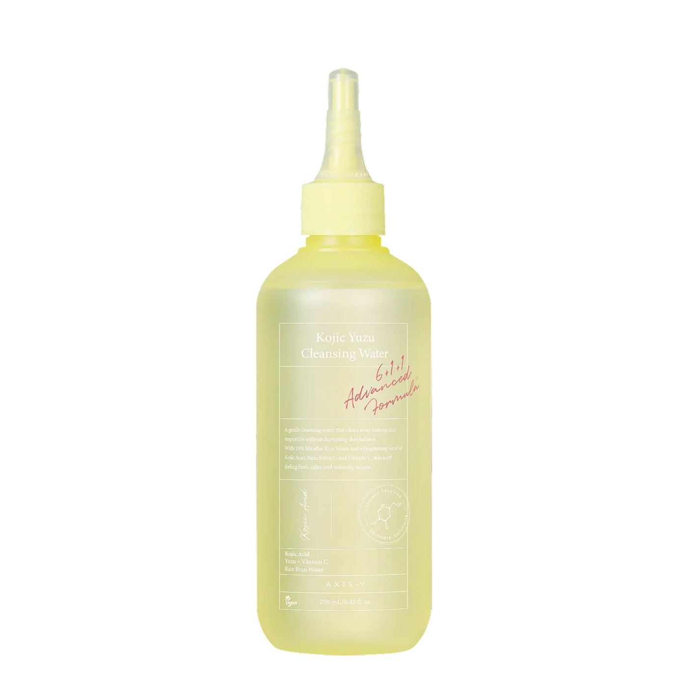 AXIS-Y Kojic Yuzu Cleansing Water - delikatny płyn do demakijażu z kwasem kojowym 250ml