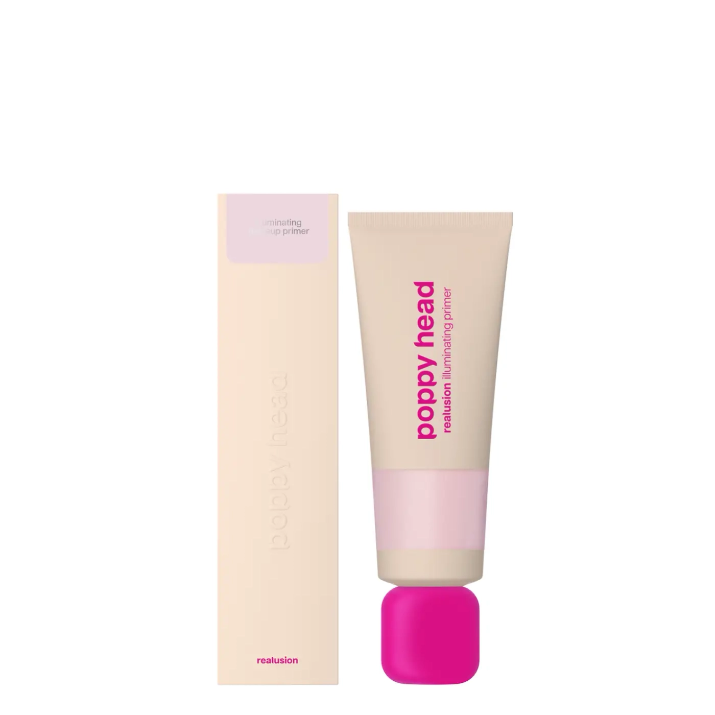POPPY HEAD Realusion rozświetlająca baza pod makijaż 02 Rosy Shift 30 ml