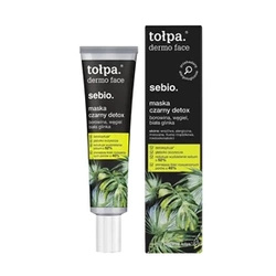 tołpa. dermo face, sebio. Maska czarny detox, 40 ml