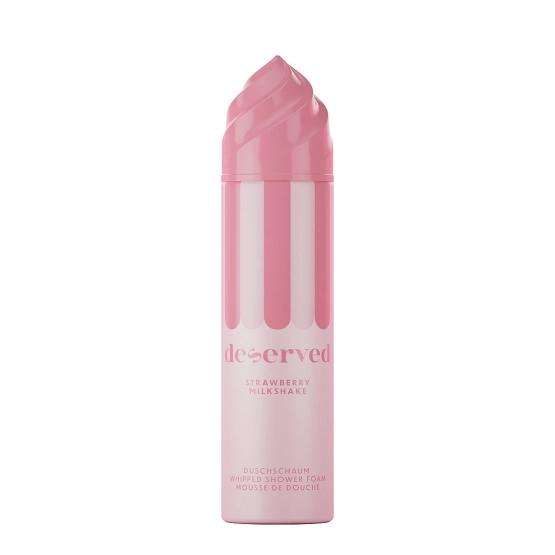 DESERVED Whipped Shower Foam Strawberry Milkshake - pianka pod prysznic Truskawkowy shake 250 ml