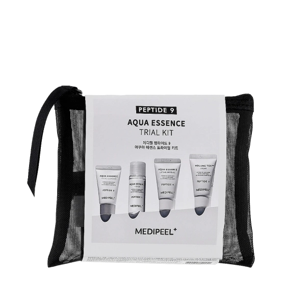Medi-Peel Peptide 9 Aqua Essence Trial Kit - zestaw miniatur kosmetyków z peptydami (3x 15ml + 20ml)