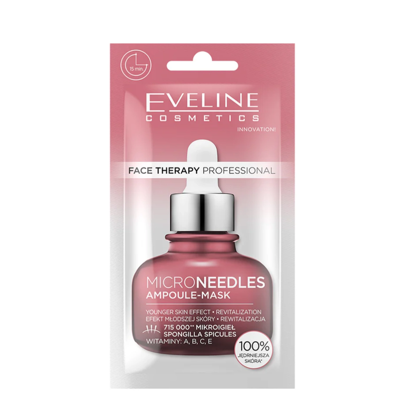 Eveline Cosmetics Face Therapy Professional Ampoule-mask - Maseczka regenerująca Microneedles z PDRN 7 ml