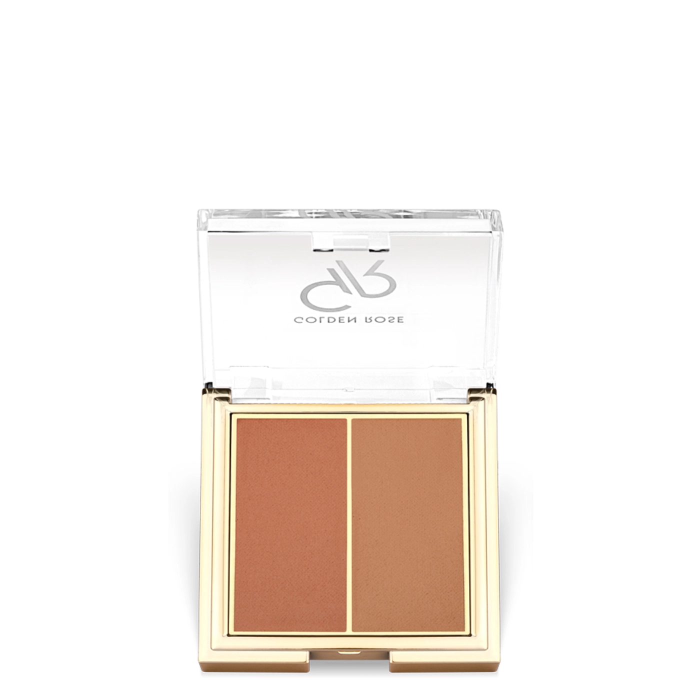 Golden Rose Iconic Blush Duo - Podwójny róż do twarzy 03 Rosy Bronze