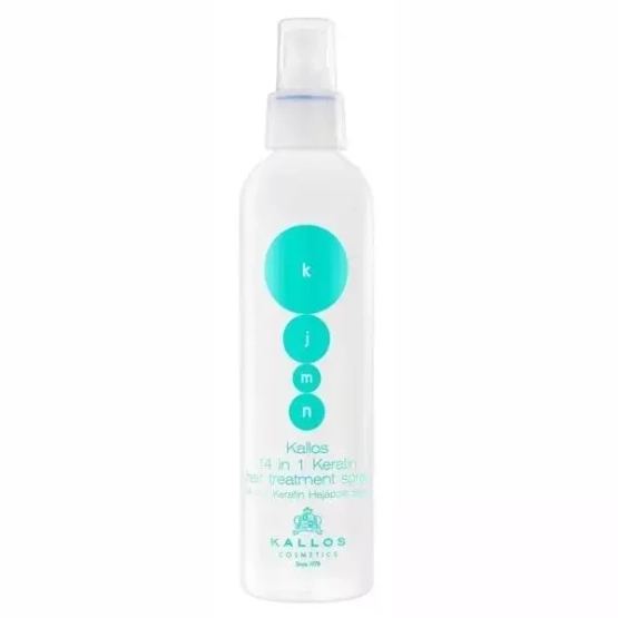 KALLOS KJMN 14 in 1 Keratin spray Pielęgnujący włosy spray 200 ml