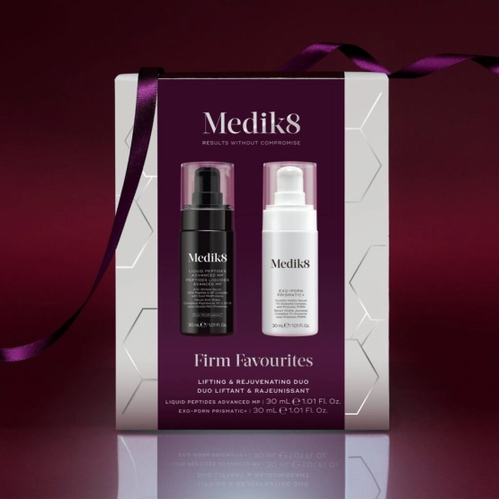 Medik8 Firm Favourites - Zestaw Duet Lifting i Odmłodzenie - Liquid Peptides Advanced 30ml + Exo-PDRN Prismatic+ 30ml