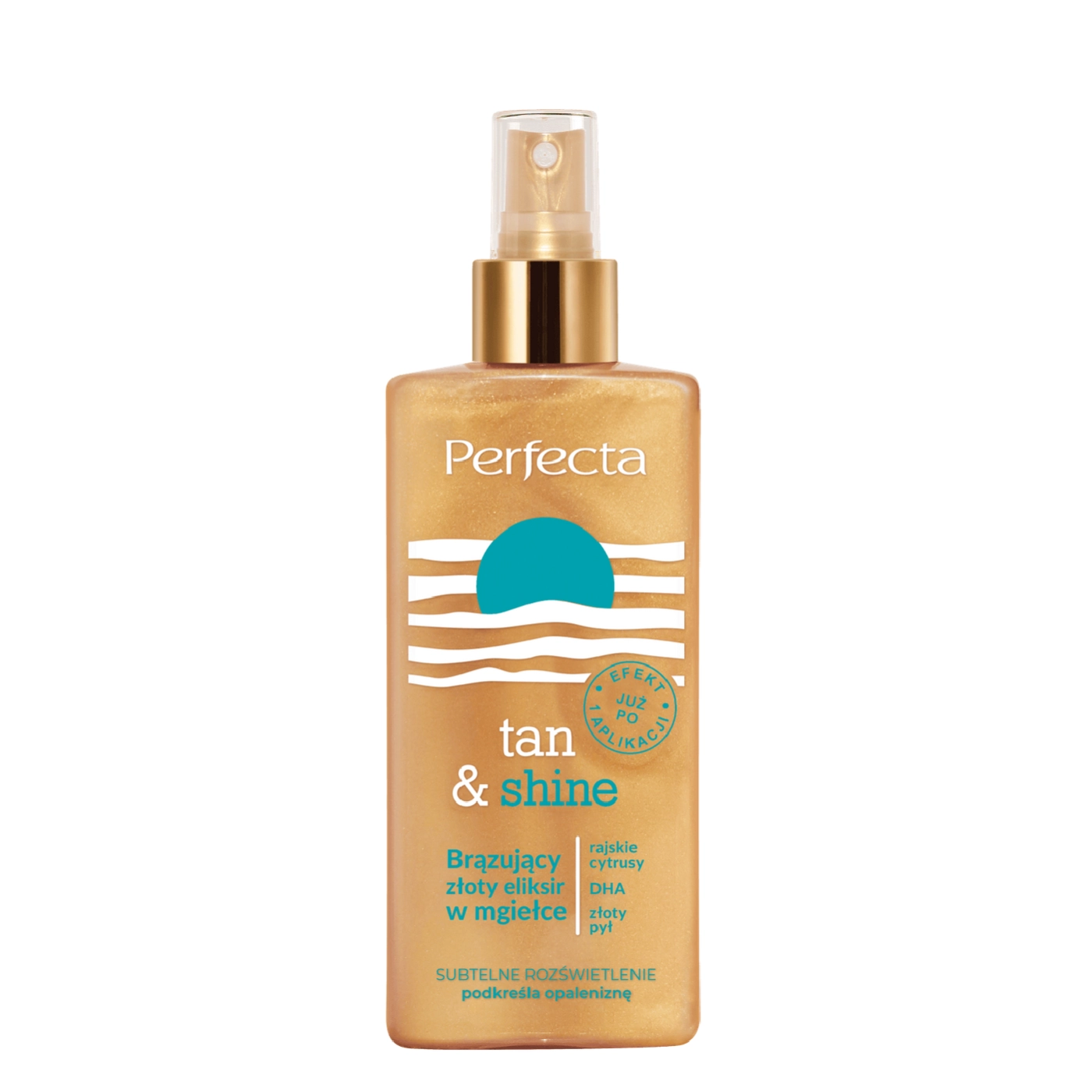 Perfecta Tan & Shine brązująco-rozświetlająca mgiełka do ciała 150ml