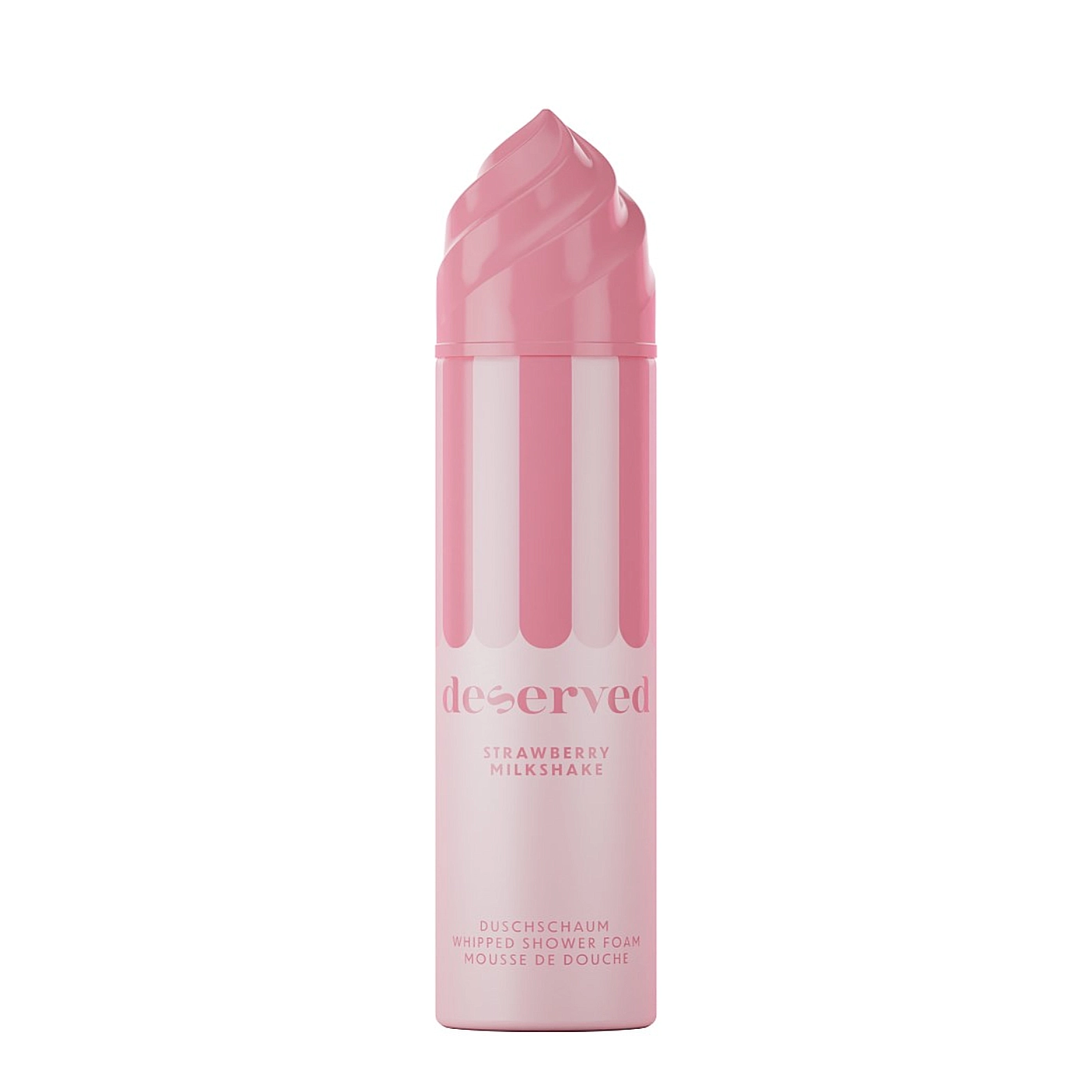 DESERVED Whipped Shower Foam Strawberry Milkshake - pianka pod prysznic Truskawkowy shake 250 ml
