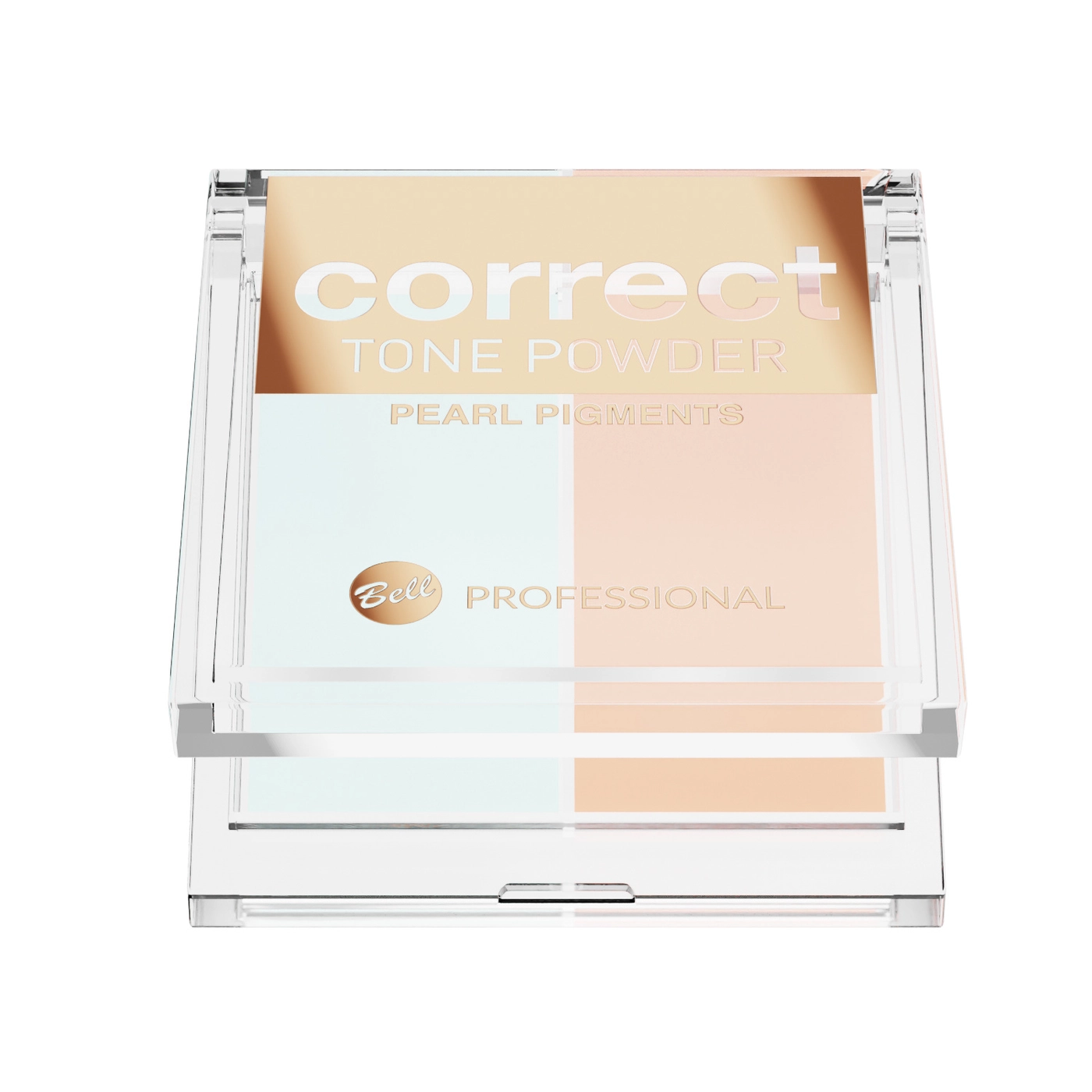 Bell PROfessional Correct Tone Powder - Puder prasowany dwukolorowy 001 10g