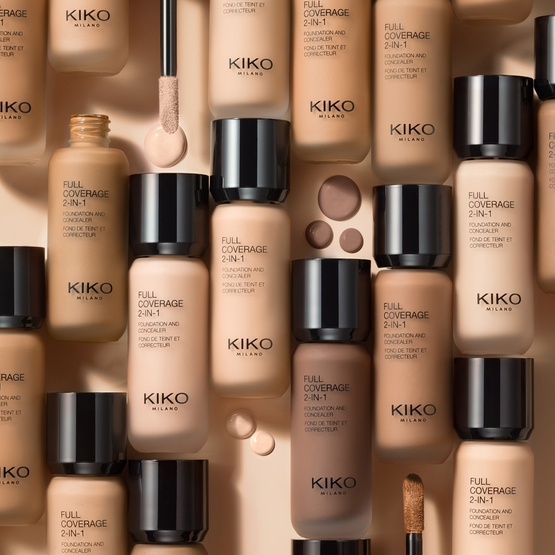 KIKO Milano Full Coverage 2-In-1 Foundation & Concealer mocno kryjący podkład i korektor 2 w 1 NG30 Neutral Gold 30 25ml