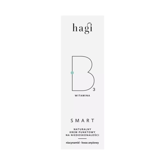Hagi SMART B Naturalny krem punktowy na niedoskonałości do cery tłustej i trądzikowej 50ml