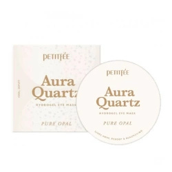 PETITFEE Aura Quartz Hydrogel Eye Mask Pure Opal Nawilżające hydrożelowe płatki pod oczy 40 szt
