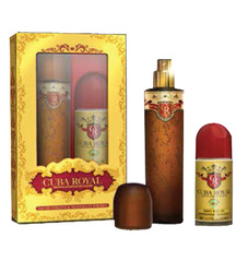 Cuba Original Cuba Royal zestaw woda toaletowa spray 100ml + dezodorant roll-on 50ml