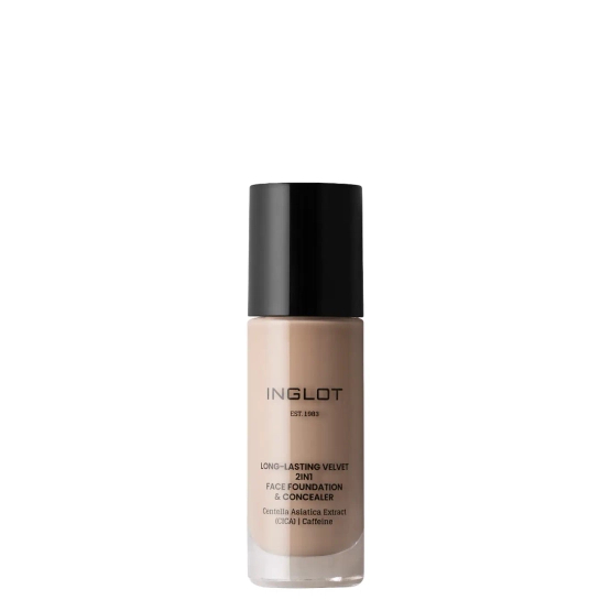 Inglot Long-Lasting Velvet - Podkład i korektor do twarzy 2w1 706